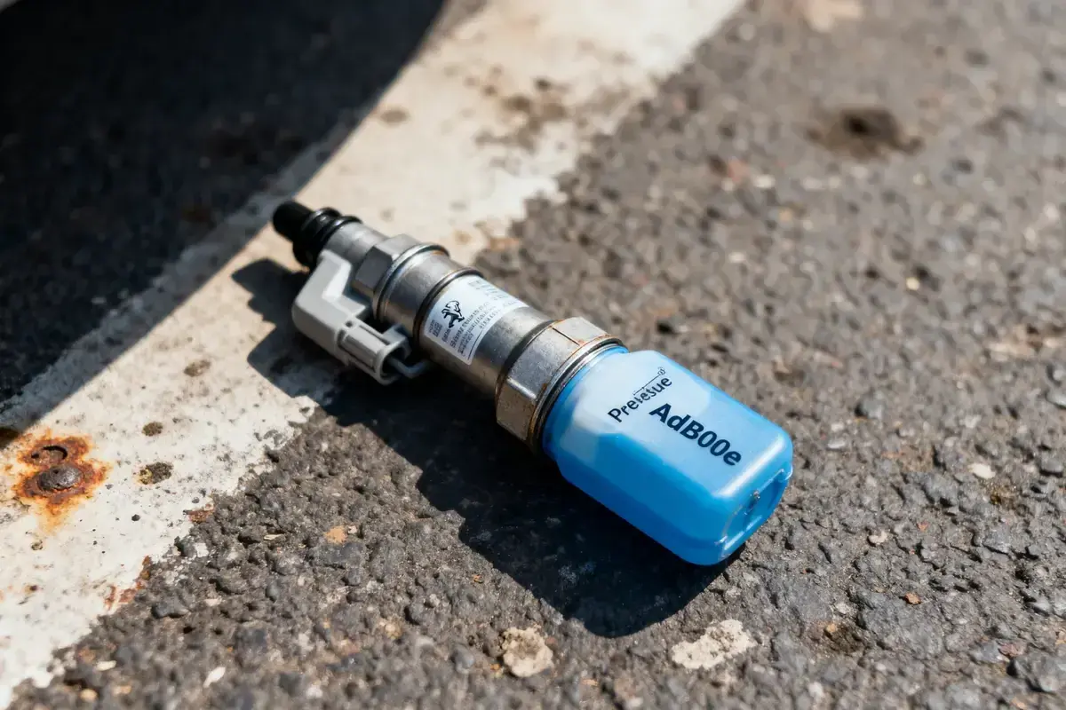 Injecteur AdBlue défectueux, un symptôme courant de panne.
